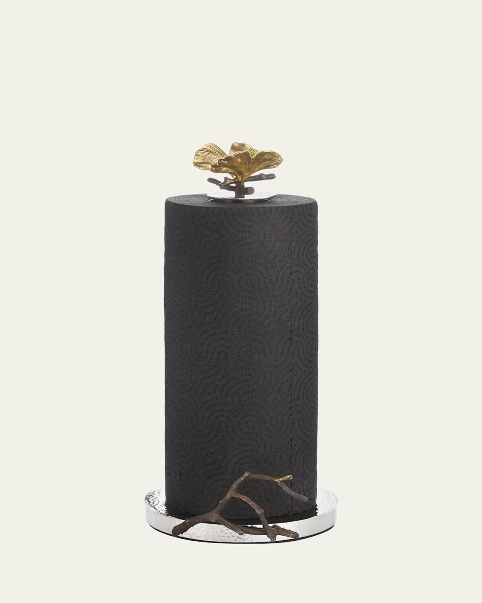 Butterfly Ginkgo Paper Towel Holder